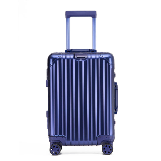 Bexel Blue Aluminum Suitcase