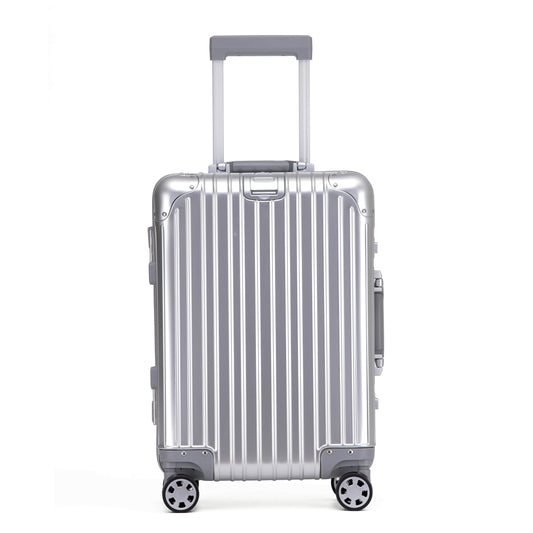 Bexel Silver Aluminum Suitcase