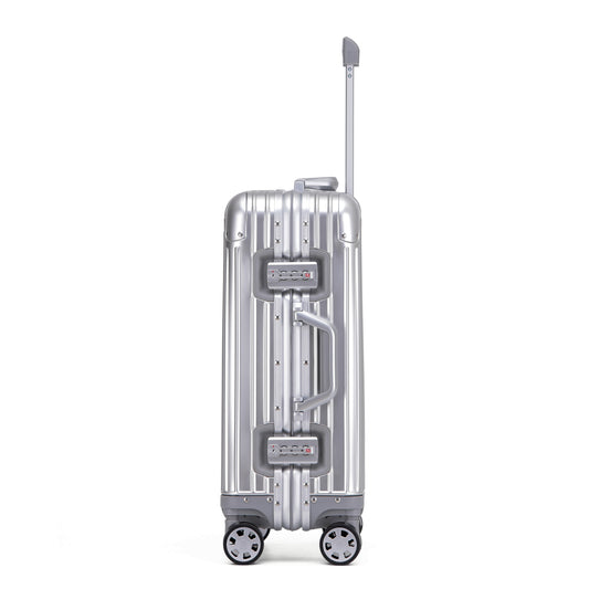 Bexel Silver Aluminum Suitcase