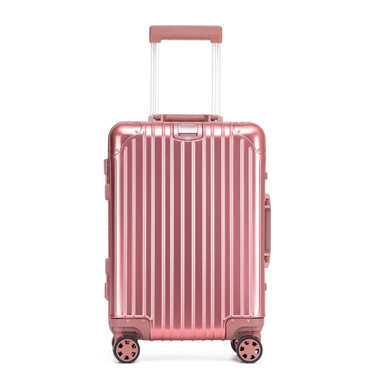 Bexel Pink Aluminum Suitcase