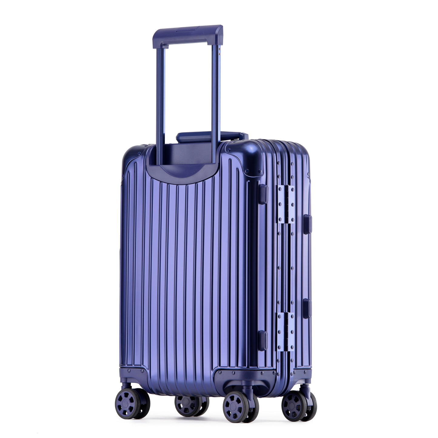 Bexel Blue Aluminum Suitcase