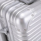 Bexel Silver Aluminum Suitcase