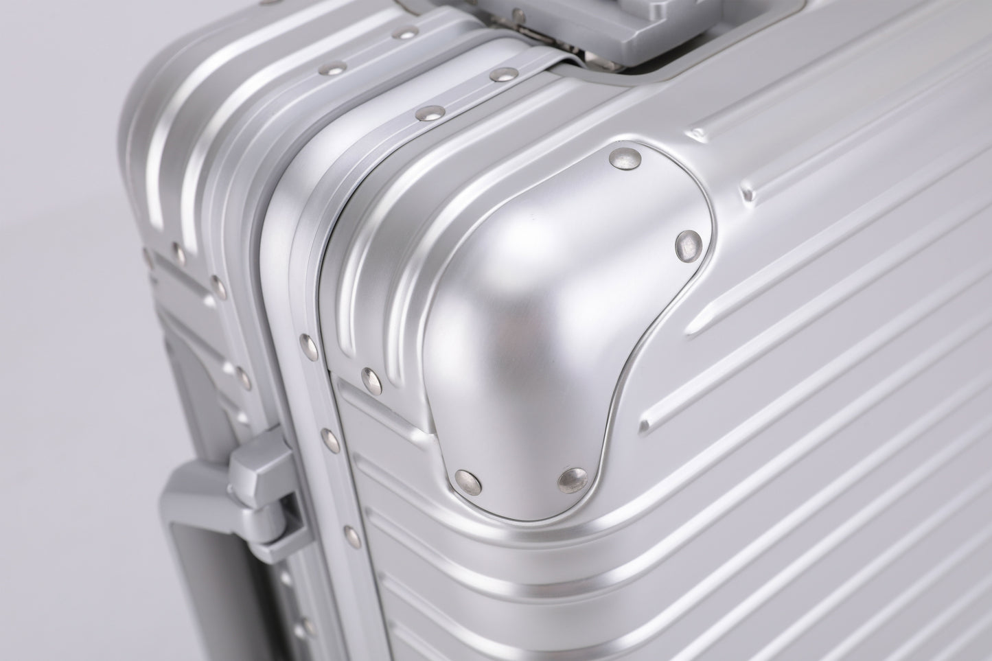 Bexel Silver Aluminum Suitcase