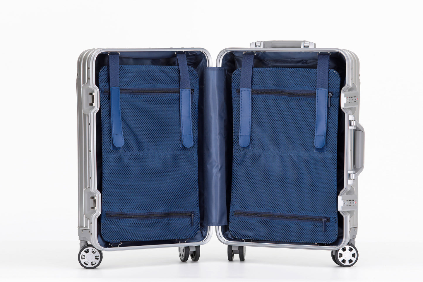 Bexel Silver Aluminum Suitcase