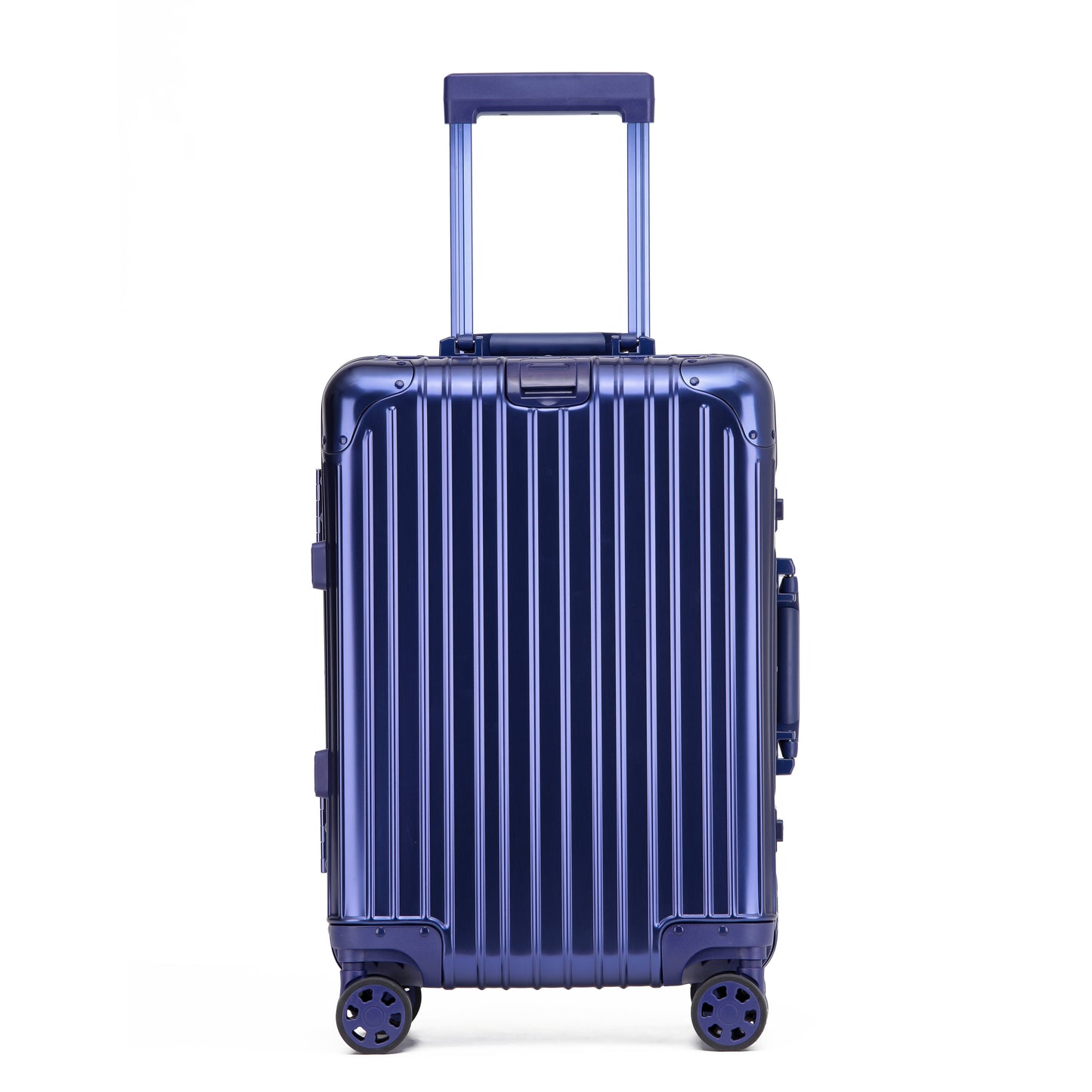 Bexel Blue Aluminum Suitcase