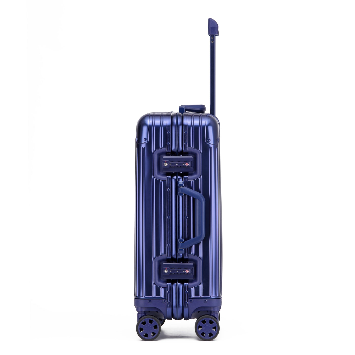 Bexel Blue Aluminum Suitcase