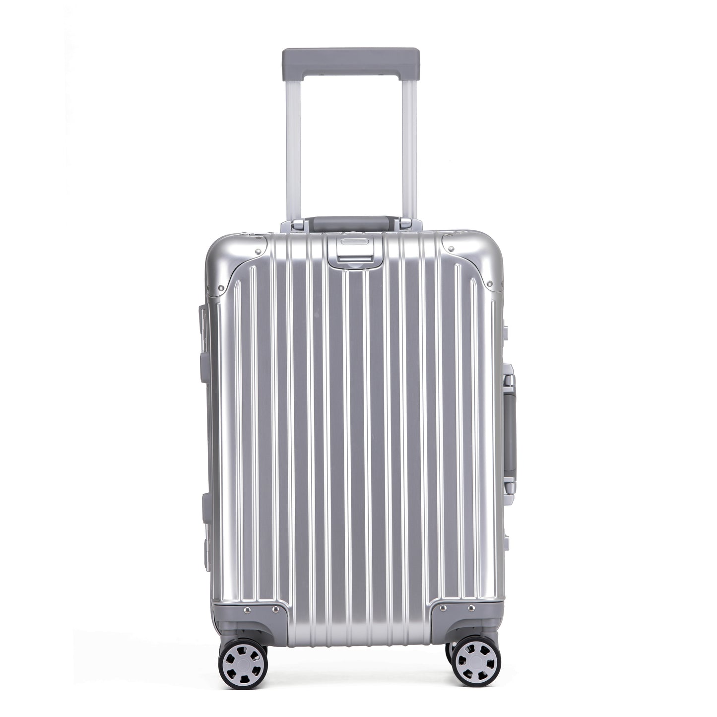Bexel Silver Aluminum Suitcase