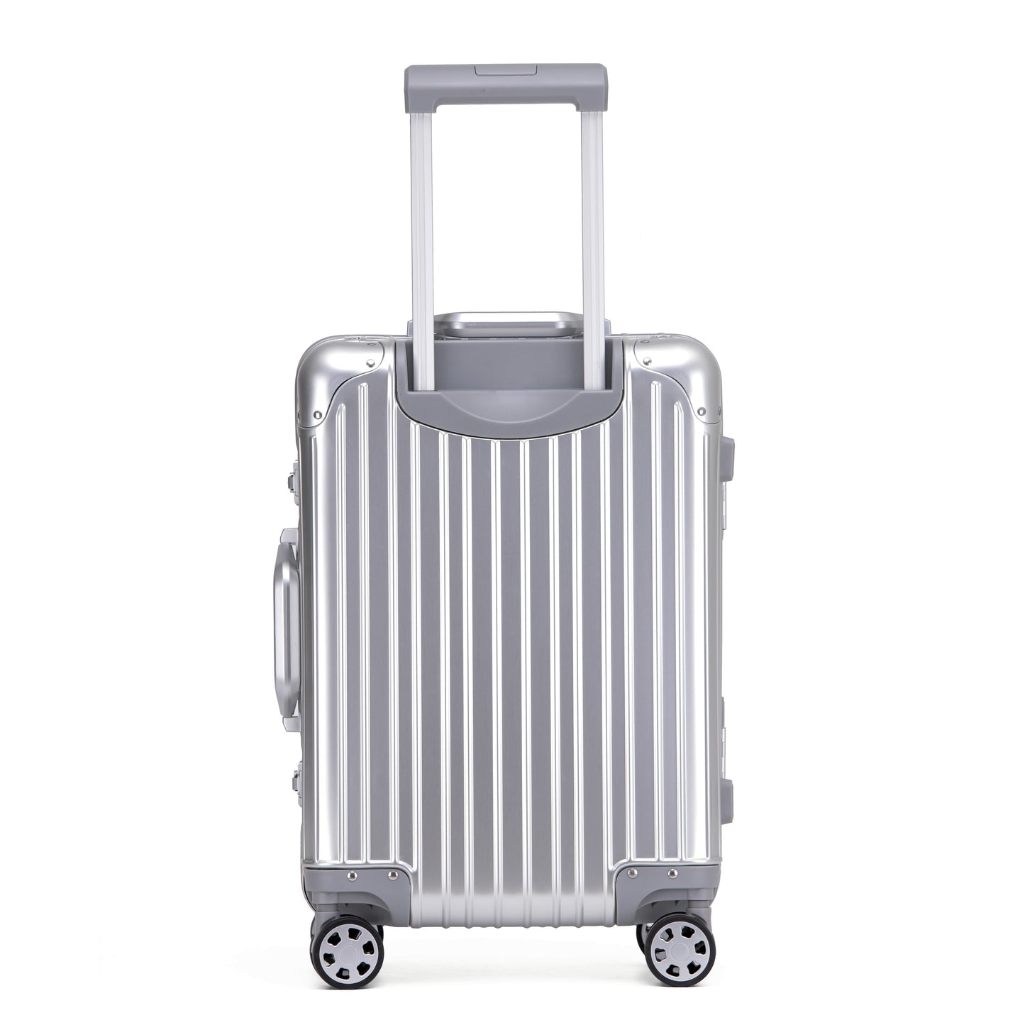 Bexel Silver Aluminum Suitcase
