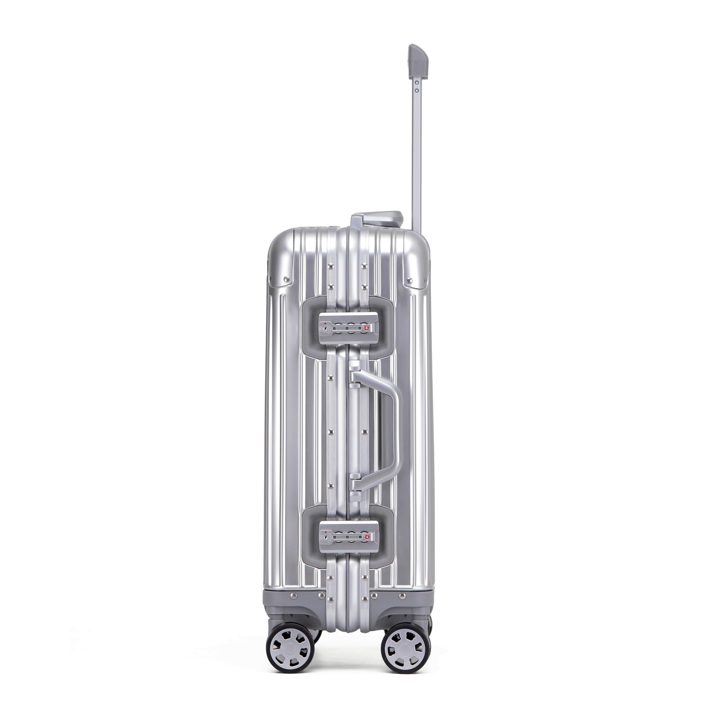 Bexel Silver Aluminum Suitcase