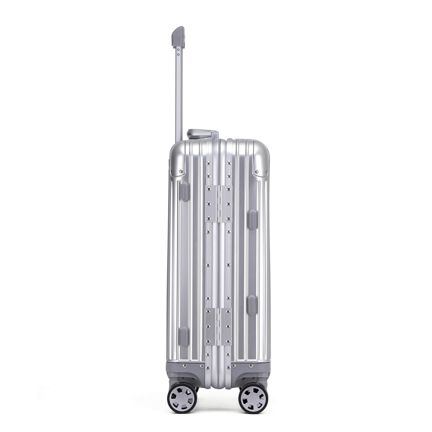 Bexel Silver Aluminum Suitcase