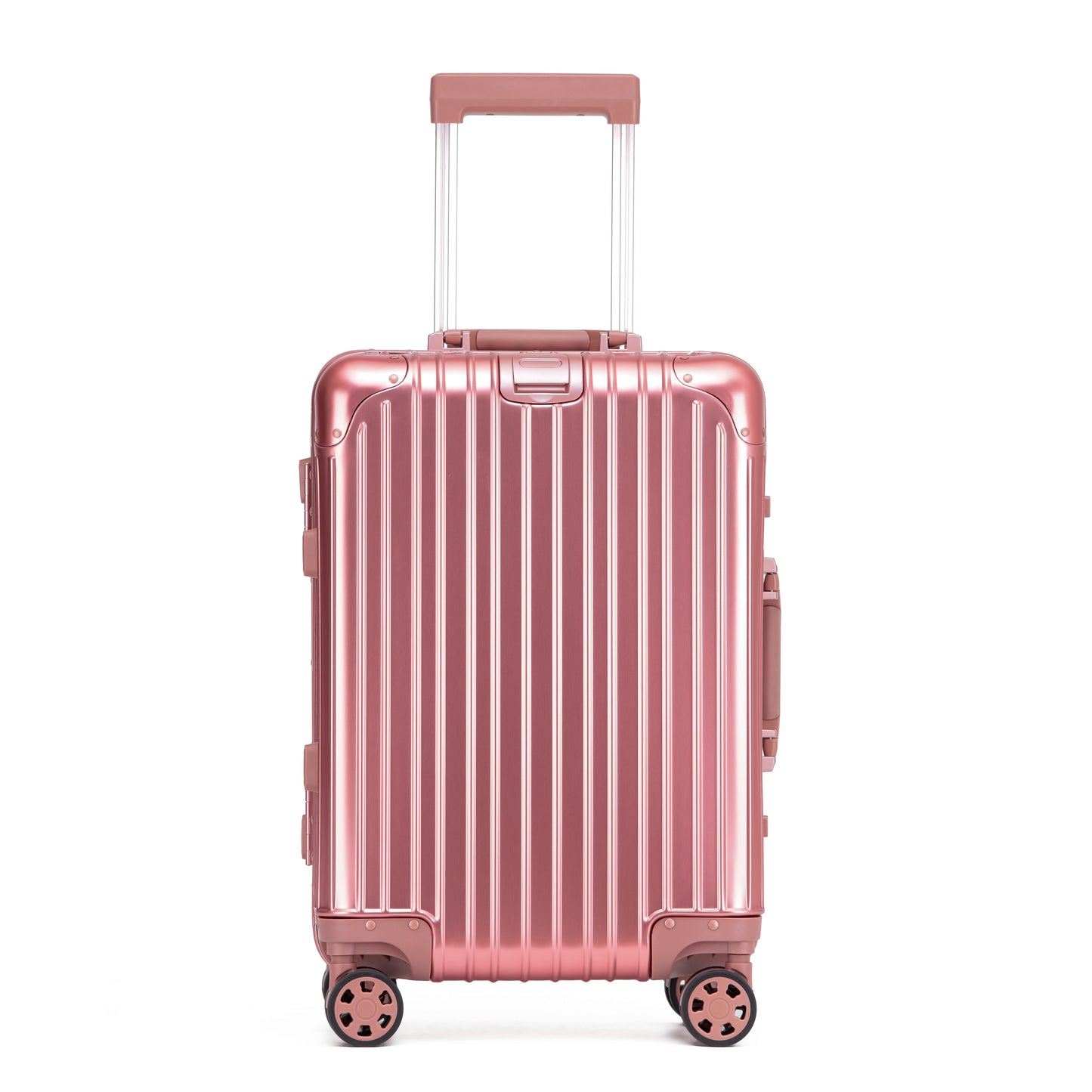 Bexel Pink Aluminum Suitcase