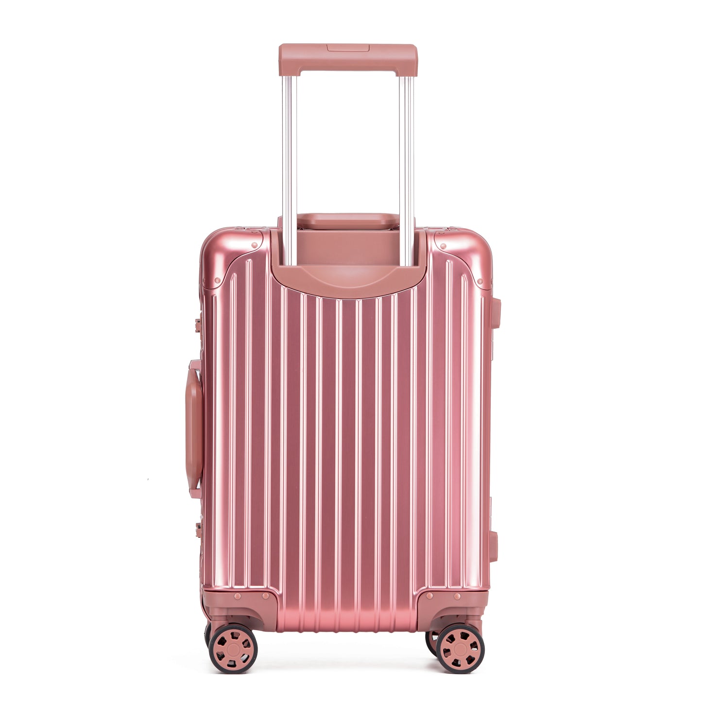 Bexel Pink Aluminum Suitcase