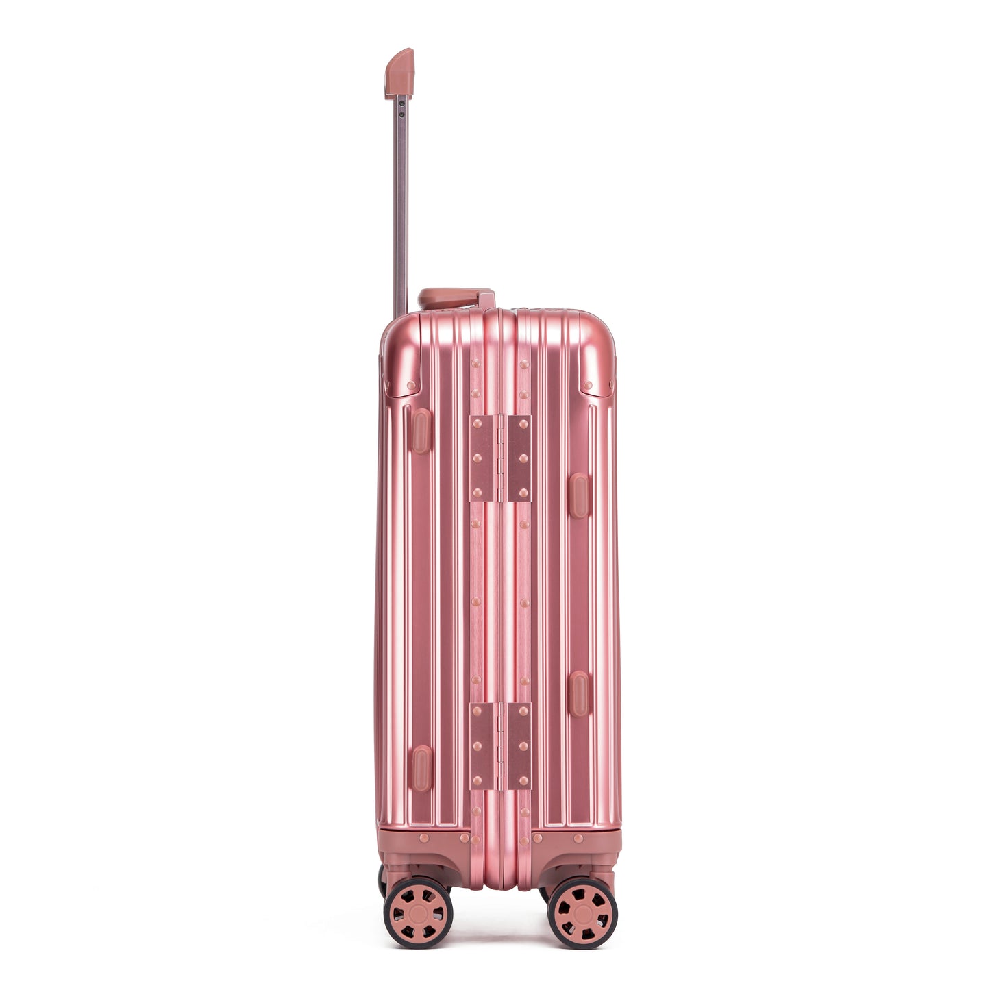 Bexel Pink Aluminum Suitcase