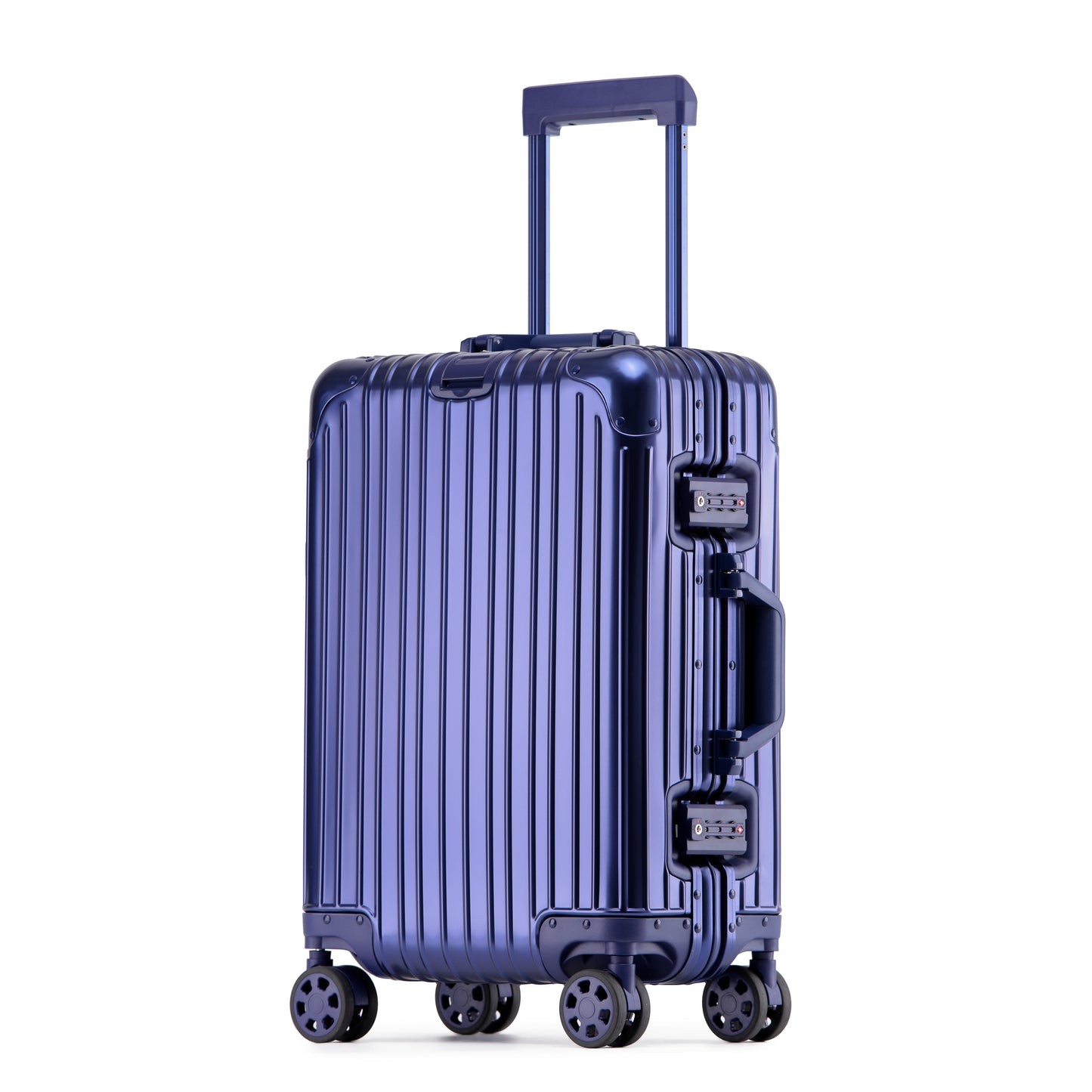 Bexel Blue Aluminum Suitcase