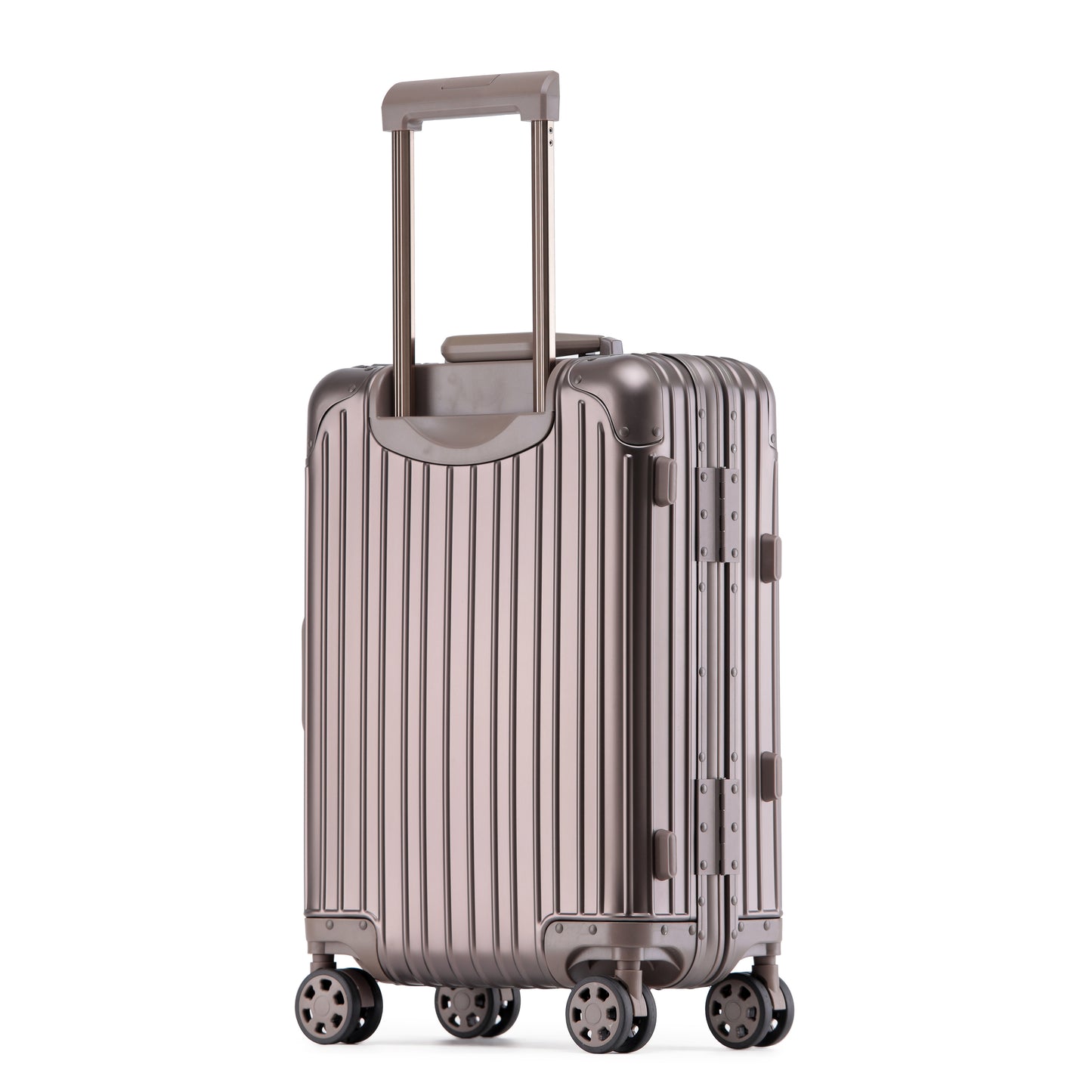 Bexel Titanium Gold Aluminum Suitcase