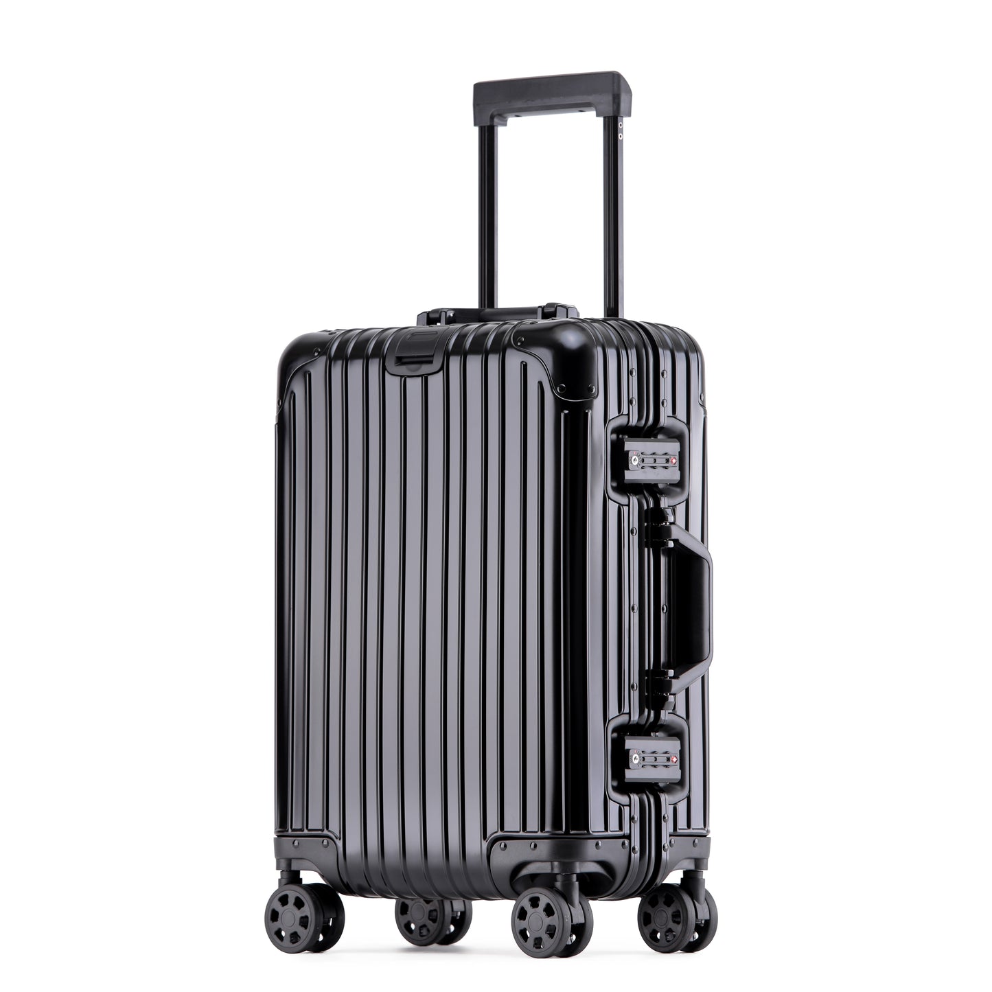 Bexel Black Aluminum Suitcase