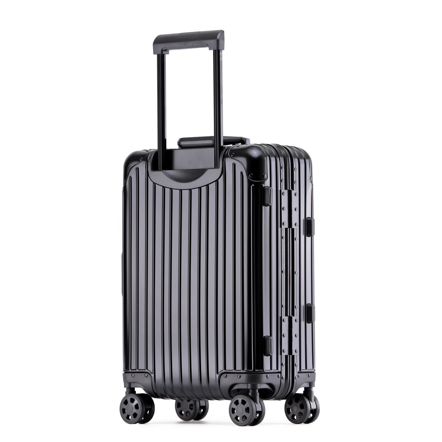 Bexel Black Aluminum Suitcase