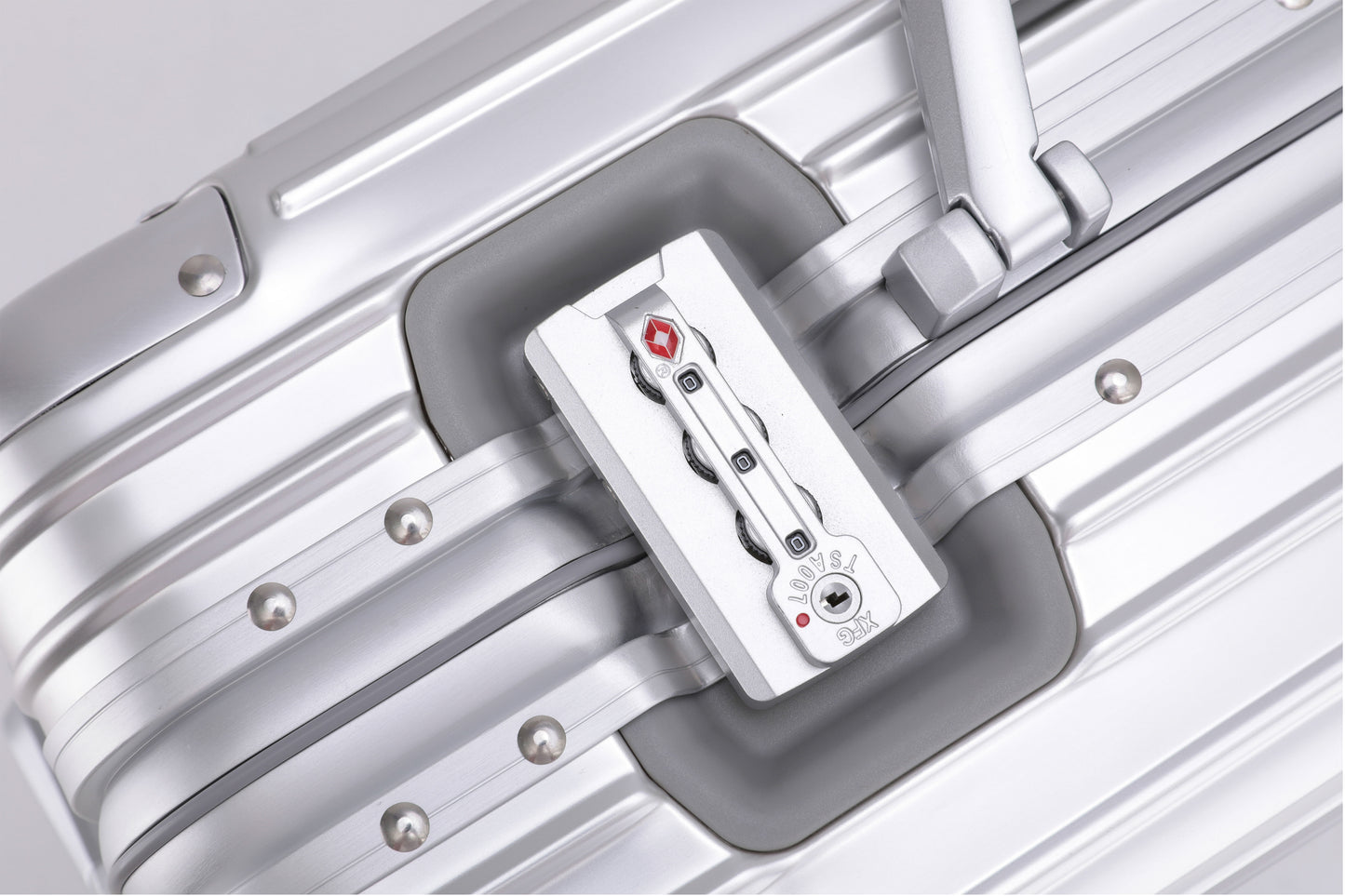 Bexel Silver Aluminum Suitcase