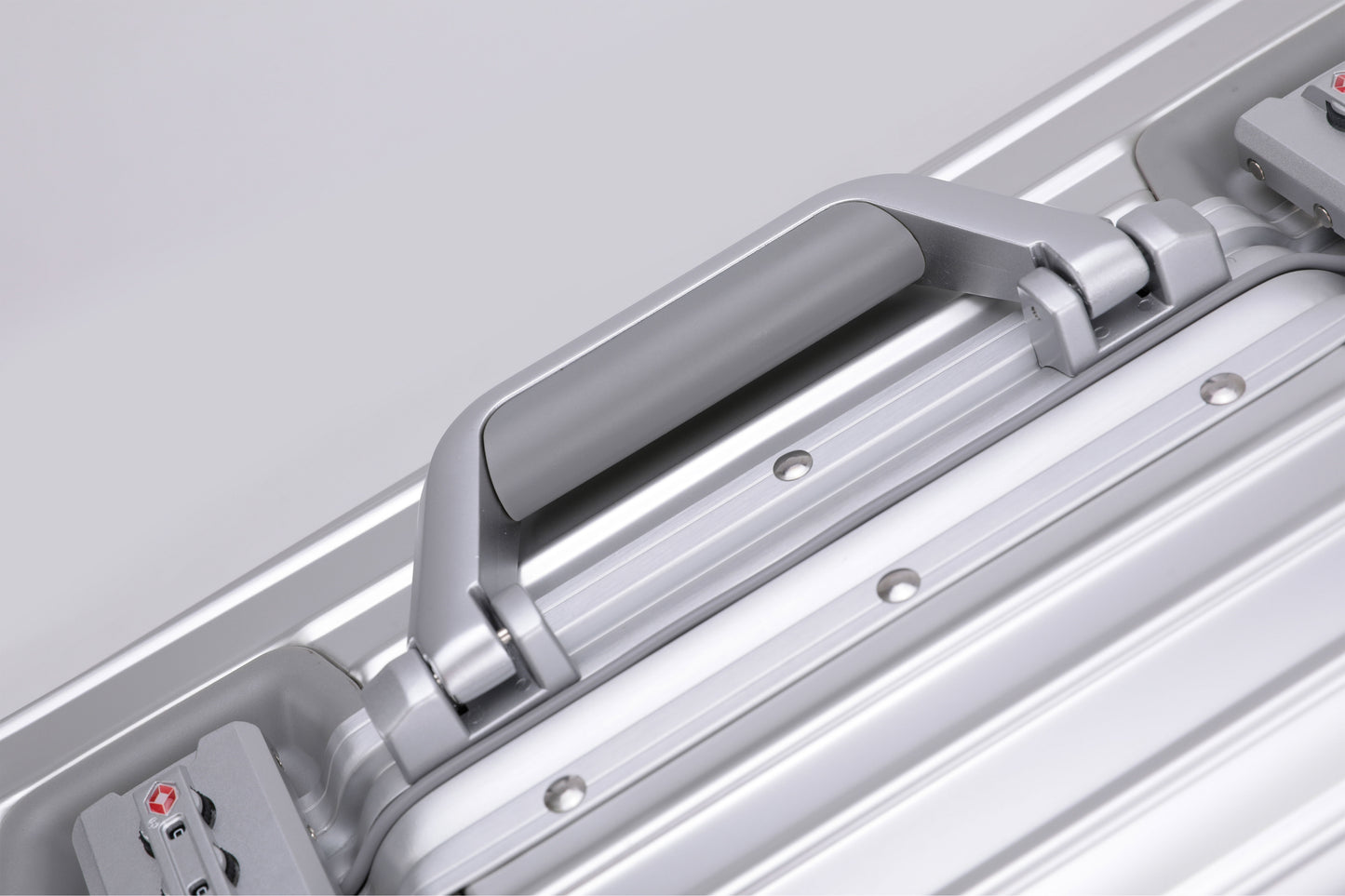 Bexel Silver Aluminum Suitcase